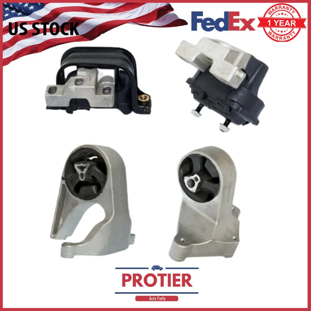 Motor&Trans Mount 4PCS Set for 01-06 Chrysler Sebring/Dodge Stratus 2.4/2.7L 6B93BC-57