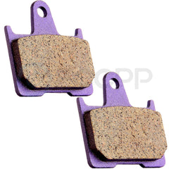 2 Pair Brake Pads For 2004-2005 Suzuki GSXR600 GSXR750 GSXR1000 Carbon Fiber 6B93BC-57