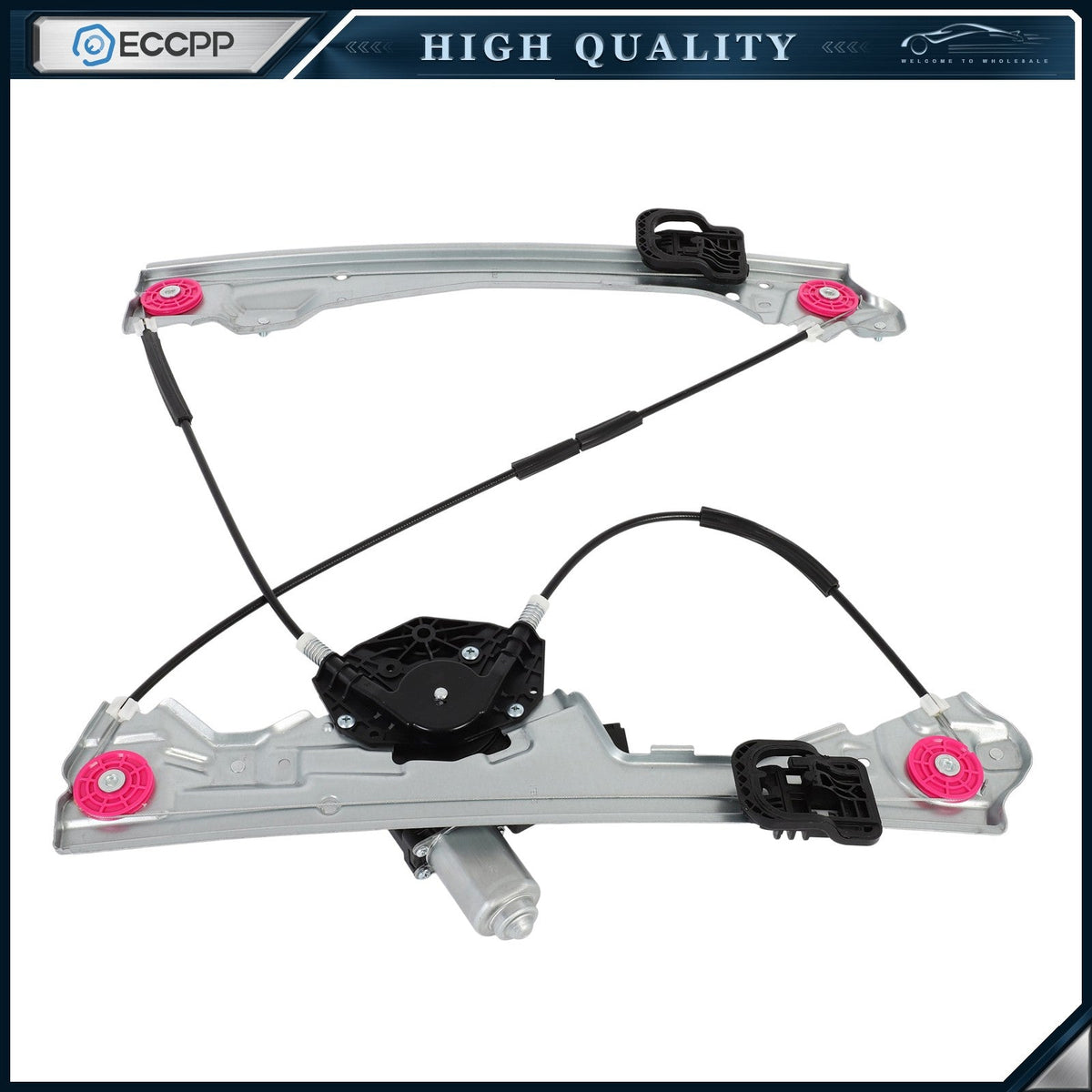 For 2015-2020 Chevrolet Colorado GMC Canyon Front LH Window Regulator w/ Motor 6B93BC-57