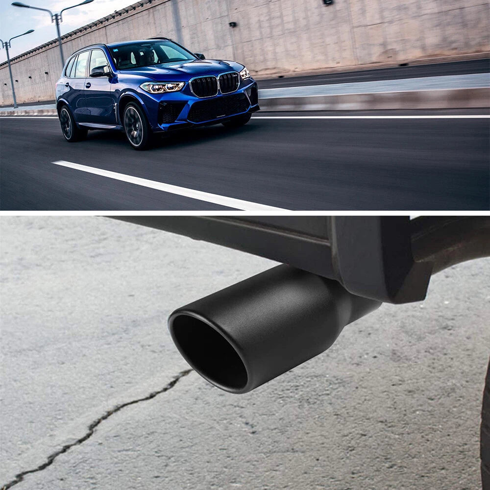Universal Car Muffler Tip Exhaust Pipe Stainless Steel FOR 1.55 - 2.7finch EOA 6B93BC-57