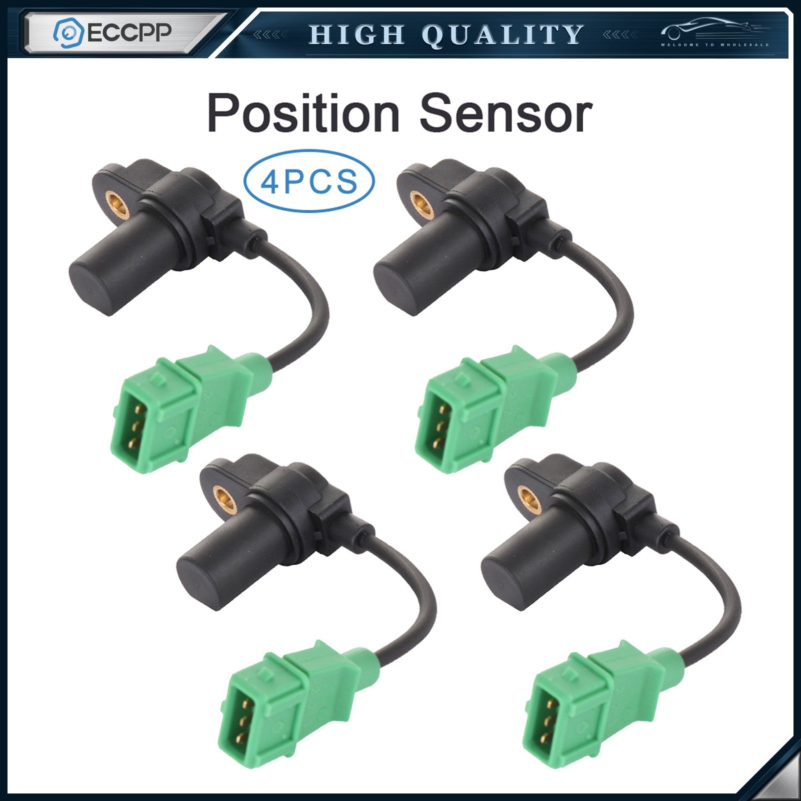 ECCPP Camshaft Position Sensor For Kia 2001-2010 12837243 PC330 6B93BC-57