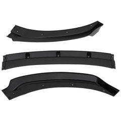 For 2017-2018 Hyundai Elantra Unpainted Black Front Bumper Body Kit Lip 3PCS 6B93BC-57