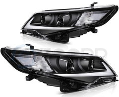 ECCPP LED Headlights Assembly For Toyota Camry 2.4L 3.5L 2012-2014 Pair Black ECCPP