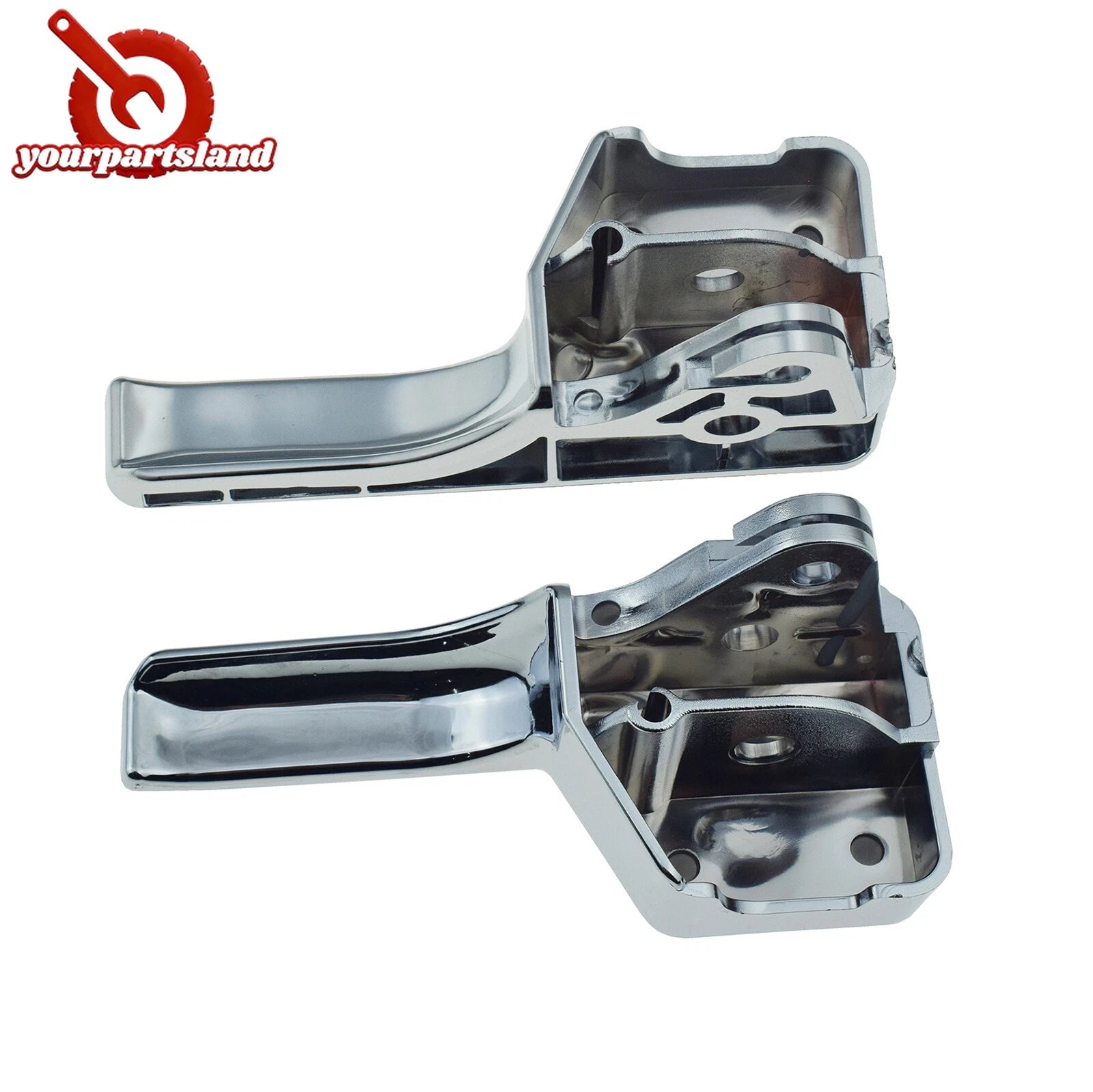 Interior Door Handle LH RH 4PCS For 2007-2014 Ford Edge 07-15 Lincoln MKX Chrome 6B93BC-57