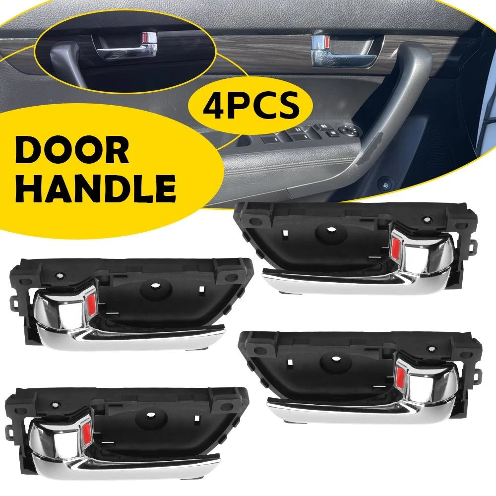 4X Inside Door Handle Right Left Passenger Driver For 2011 12-2015 Kia Sorento A 6B93BC-57