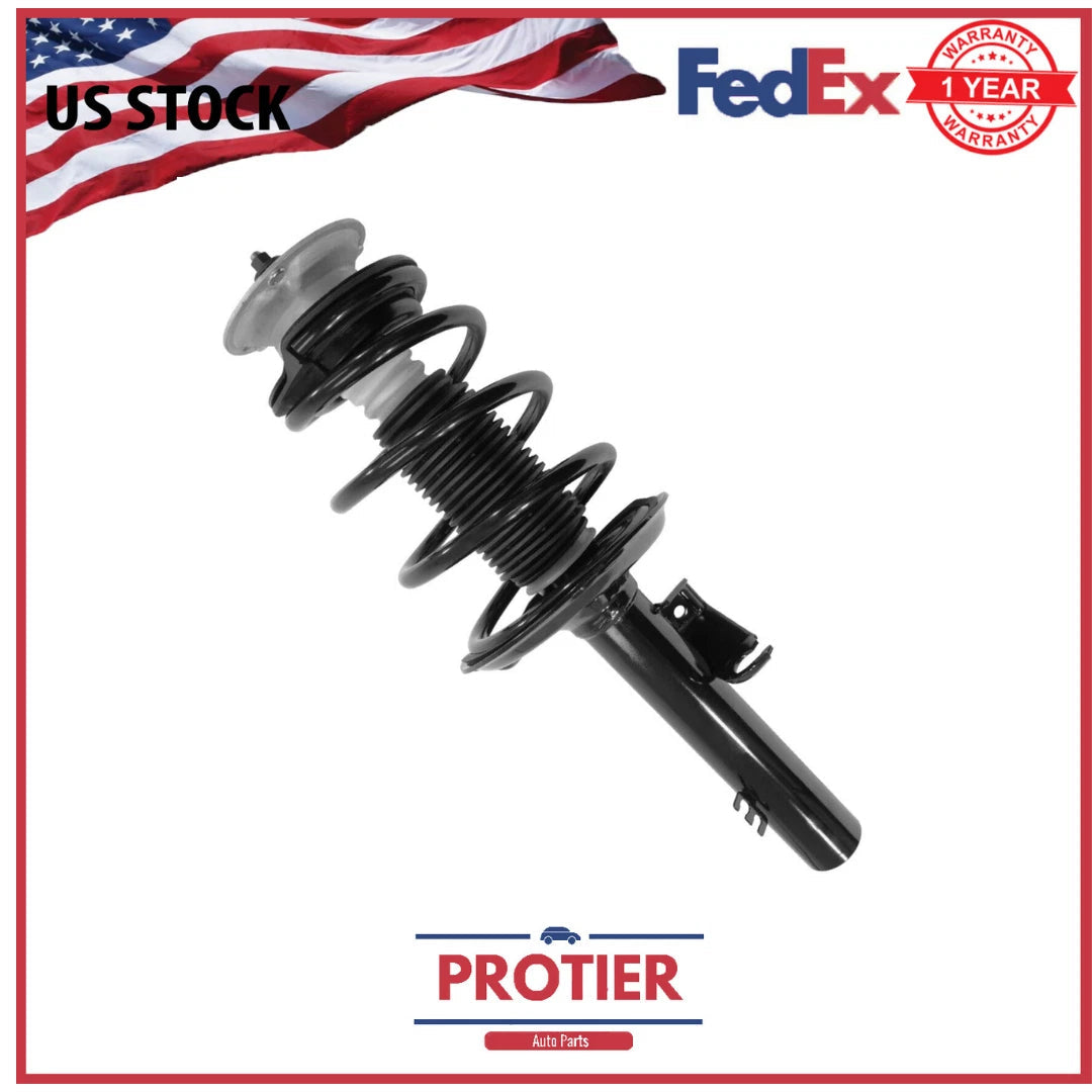 Front Right Strut & Coil Spring Fits 2004-2010 BMW X3 AWD; w/4-Wheel ABS 6B93BC-57