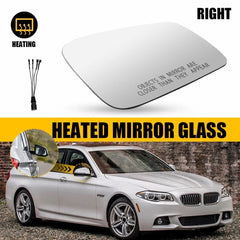 Passenger Right Heated Mirror Glass Fits BMW 528I 535D 640I 760LI 2010-2016 EOA 6B93BC-57