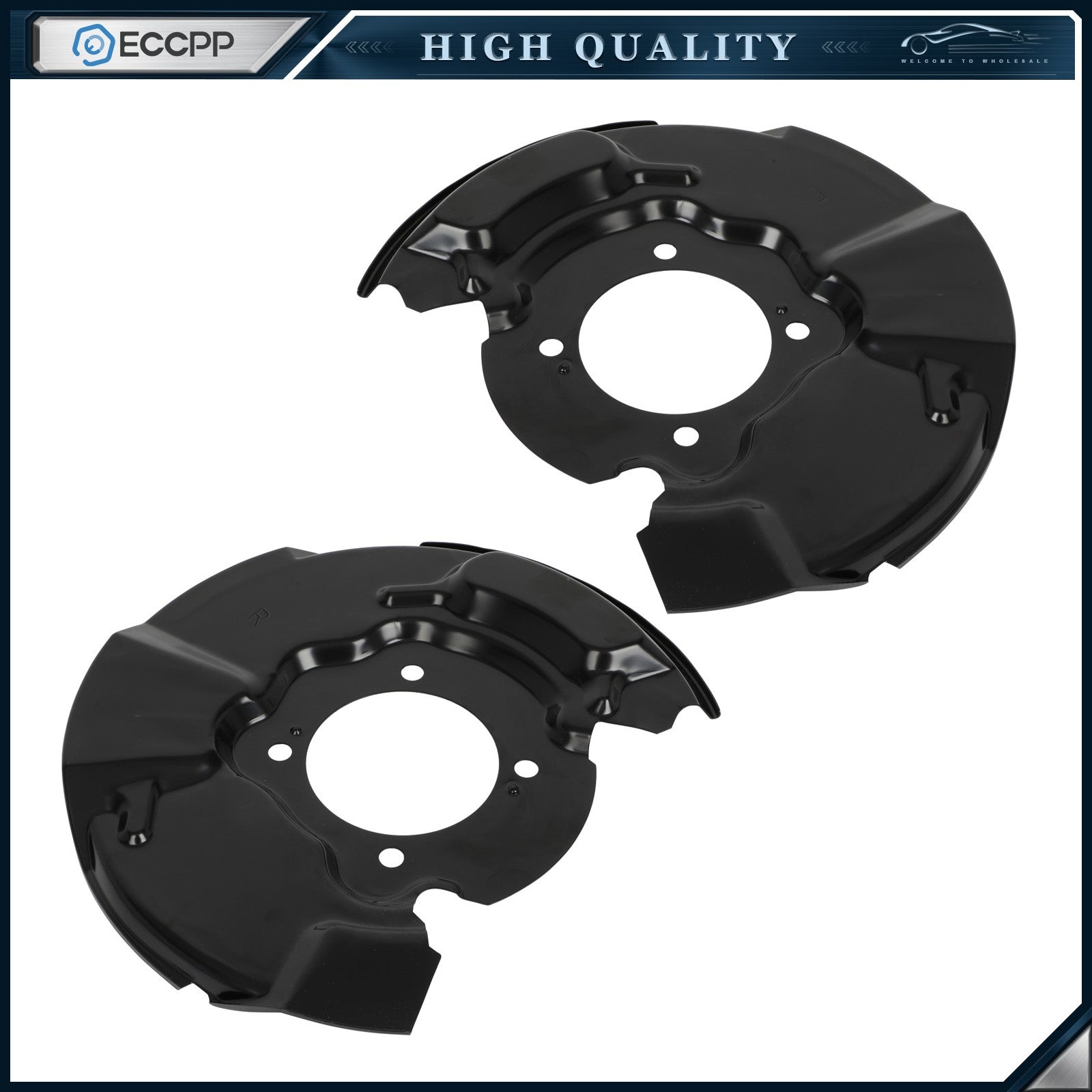 Front LH&RH Brake Dust Shields Steel for Toyota FJ Cruiser 4Runner 4WD 4.0L 2PCS 6B93BC-57