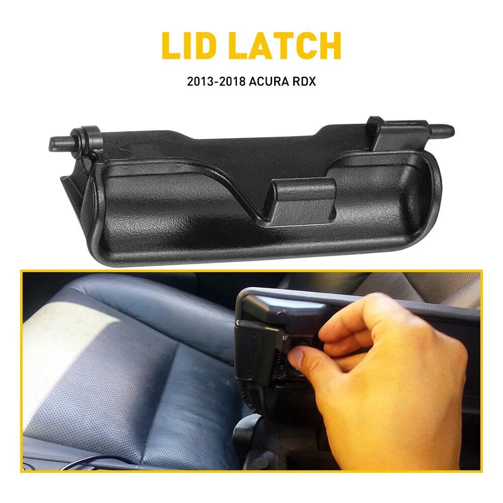 For 2013-2018 Acura RDX Center Console Lid Latch Armrest Lock Black Belt Spring 6B93BC-57