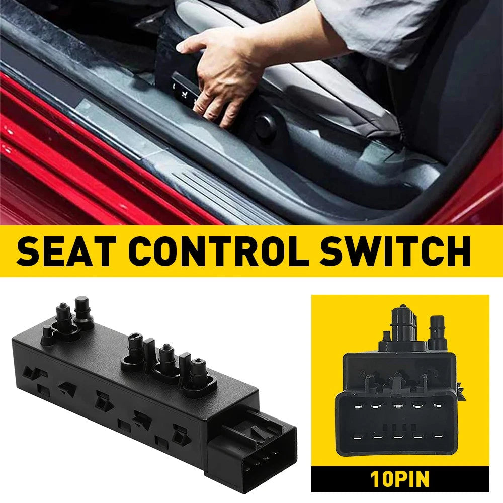 LH DRIVER SIDE POWER SEAT SWITCH 25974714 FOR 2010-2018 CHEVY TRAVERSE SILVERADO 6B93BC-57