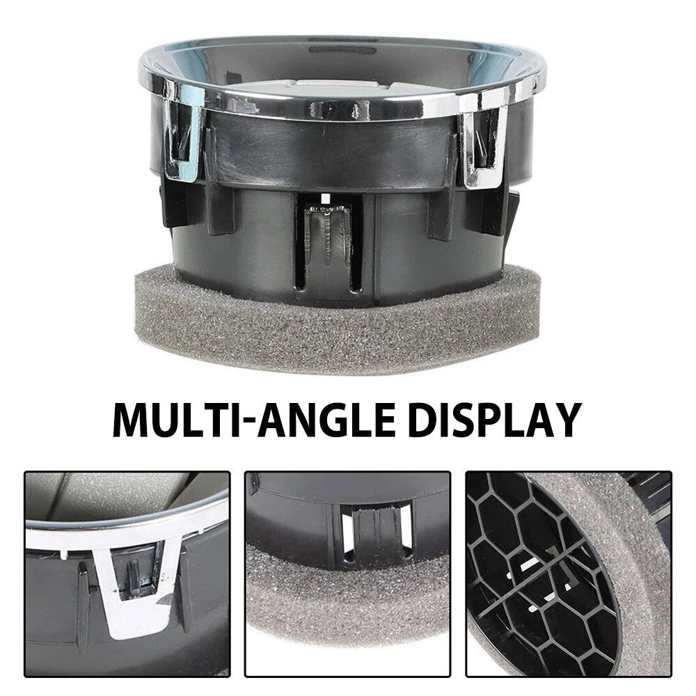 Fit For Ford F150 2009-2014 Chrome Dashboard Louver AC Heater Louvre Air Vent 6B93BC-57