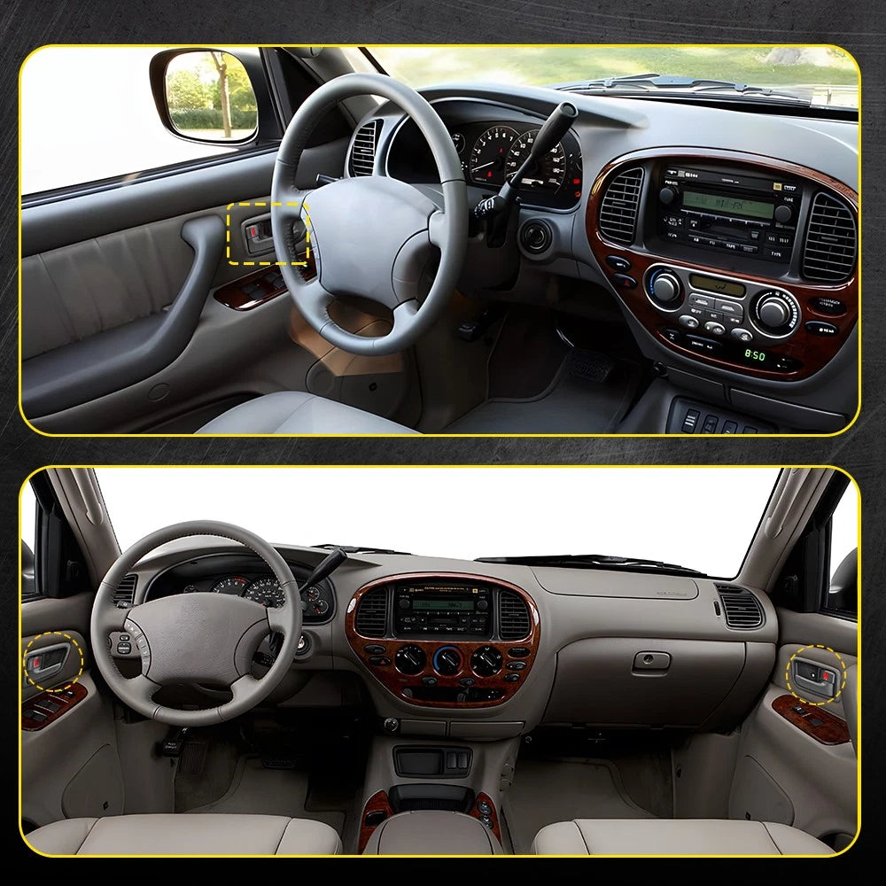 For 2000-2006 Toyota Tundra Pair Front Interior Door Handle Left & Right Gray EA 6B93BC-57