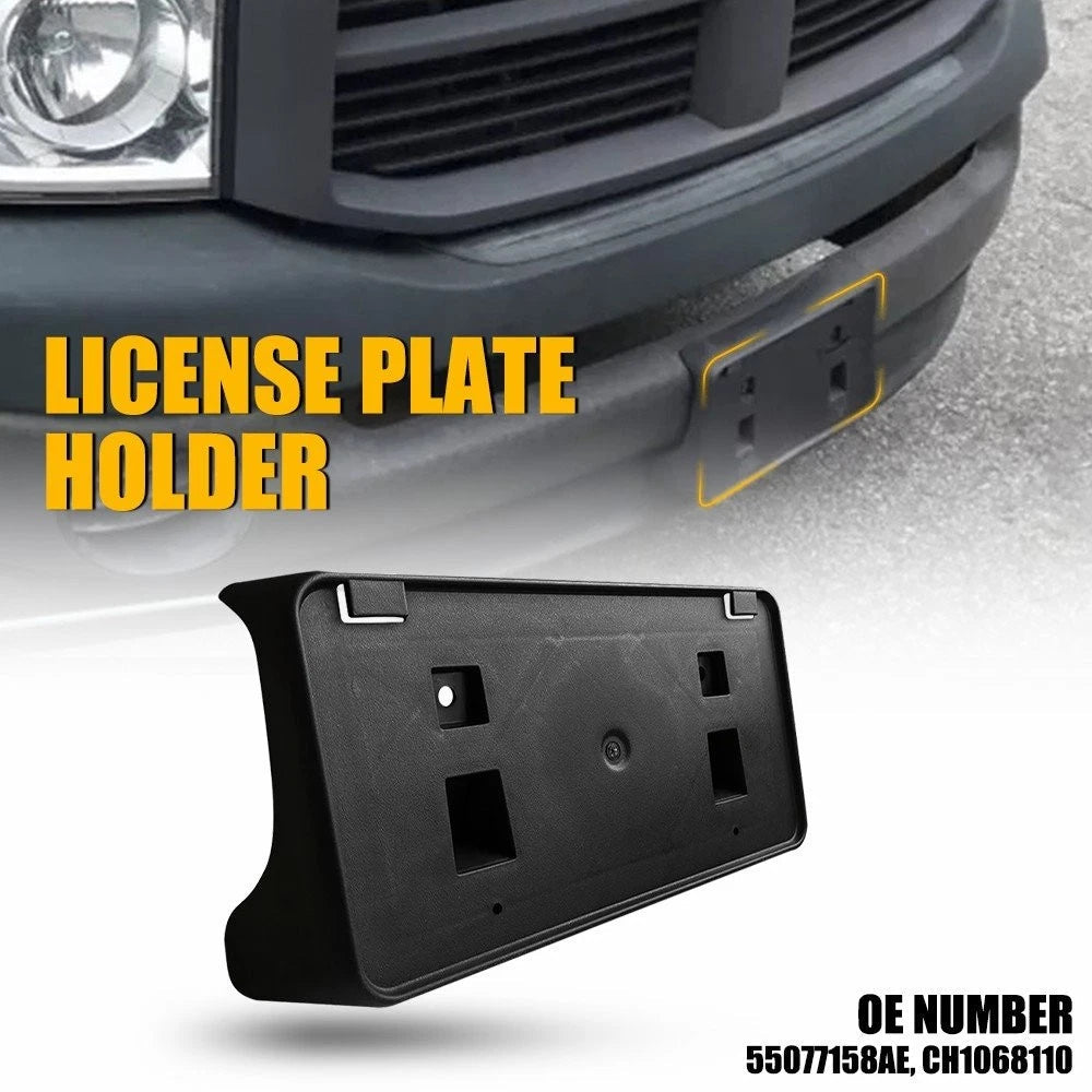 For 2004-2008 Dodge Ram 1500 2500 3500 Front License Plate Tag Holder Bracket EA 6B93BC-57