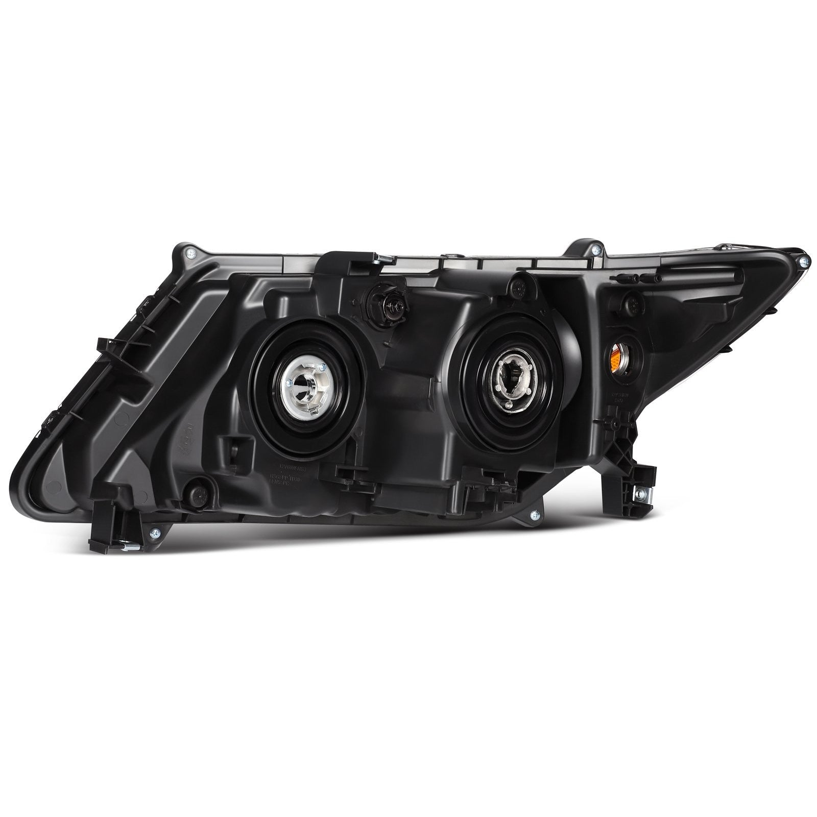 ECCPP Headlights Assembly For Honda Odyssey 3.5L 2011-2017 Pair Kit Black Amber 6B93BC-57