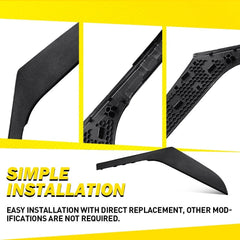2X Inner Door Panel Handle Pull Trim Cover For VW Golf GTI MK6 2009-13 4-Door EA 6B93BC-57