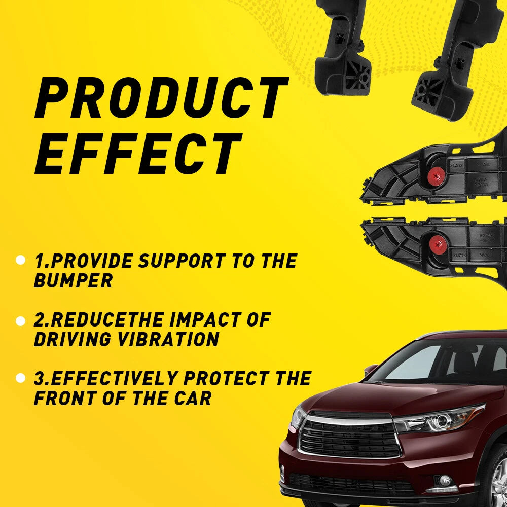 For Toyota Highlander 2014-2019 Bumper Bracket Retainer Front Holder Support EOA 6B93BC-57