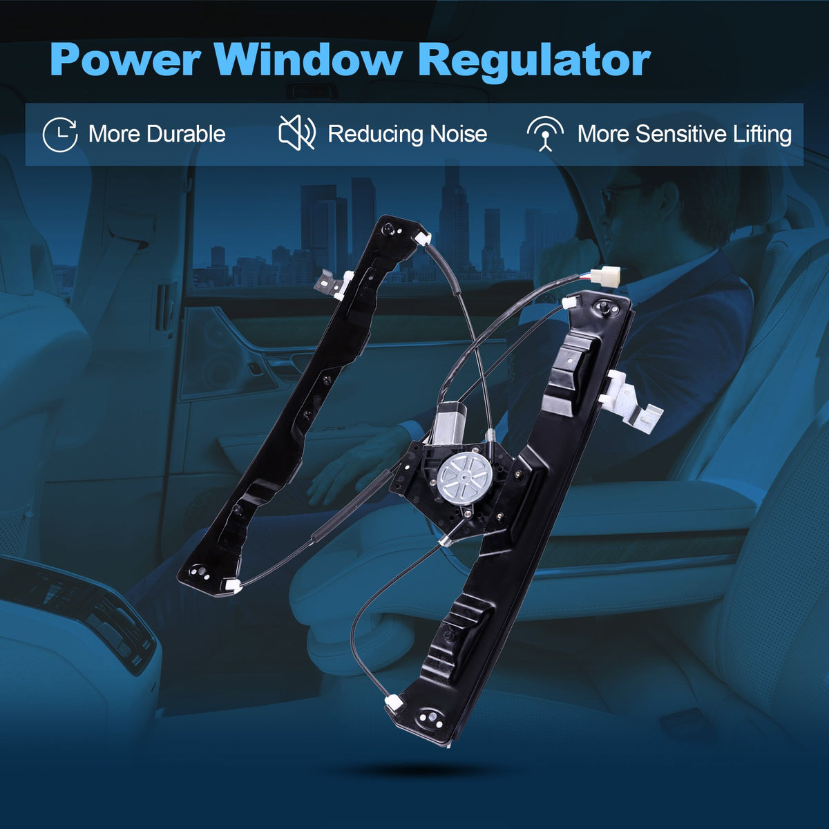 For Ford Explorer 2008-2002 Front Driver Side Window Regulator w/ Motor