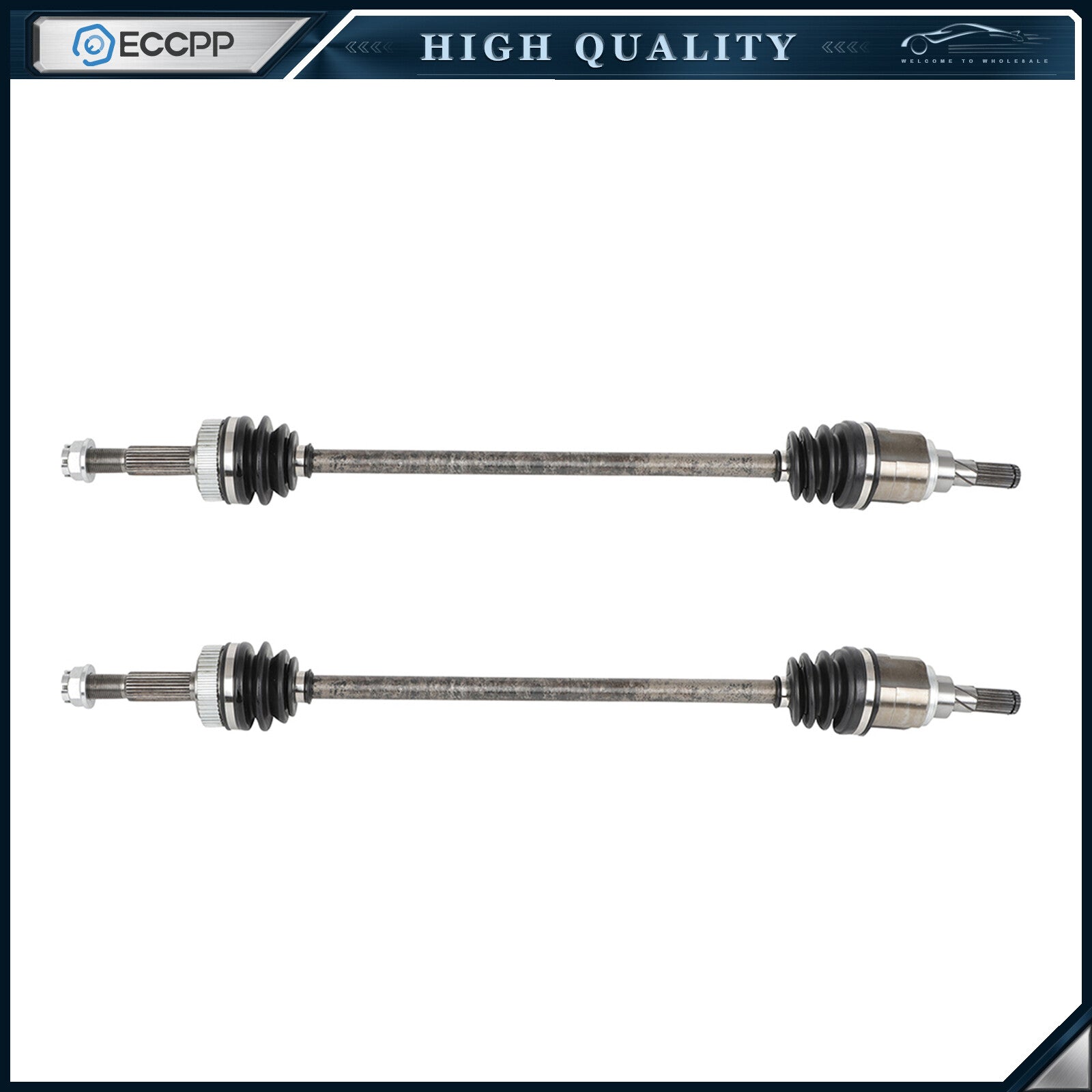 2pcs AWD Rear For 2008-2013 Nissan Rogue 2014 2015 Rogue Select 2.5L CV Axles 6B93BC-57