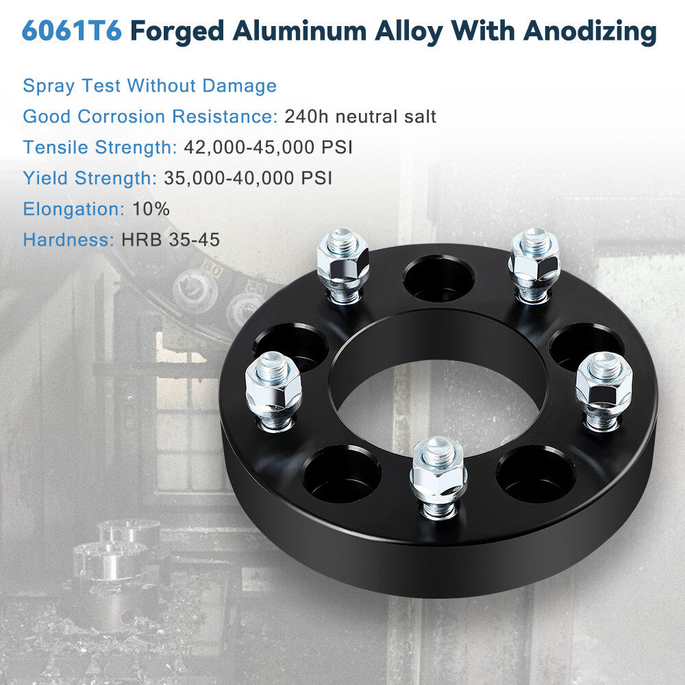 4 Pcs 1.25" Wheel Adapters 5x5"/ 5x127 to 5x135 For Dodge Grand Caravan Journey 6B93BC-57