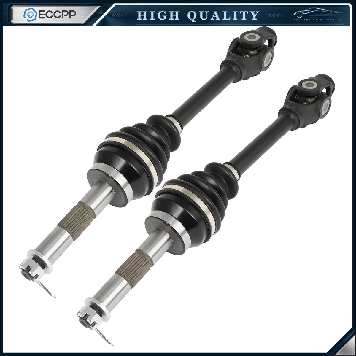 2Pcs For Polaris Scrambler 500 1997-2009 Front Right Left CV Joint Axles 6B93BC-57