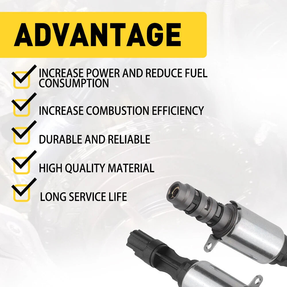 2PC VCT VVT Variable Valve Timing Solenoid For 04-10 Ford F-150 05-14 Lincoln 6B93BC-57