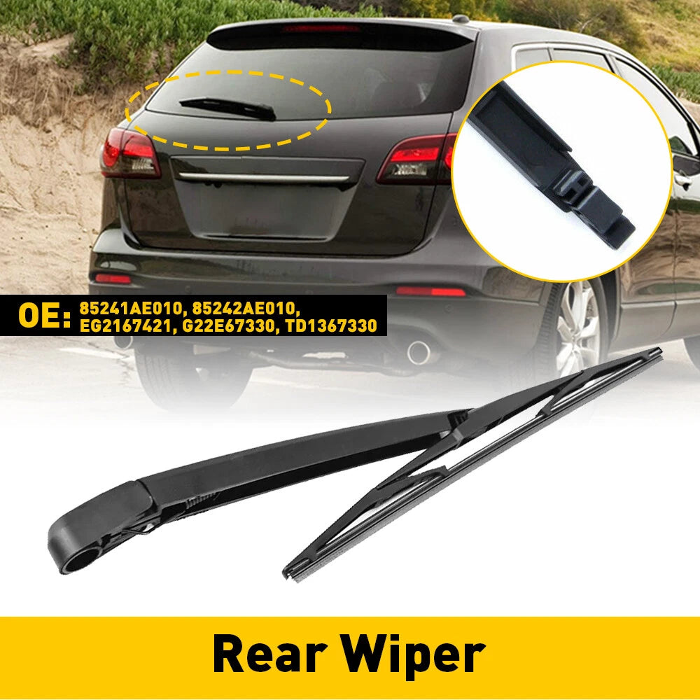 Rear Window Windshield Wiper Arm With Blade Set For 2004 2005-10 Toyota Sienna 6B93BC-57