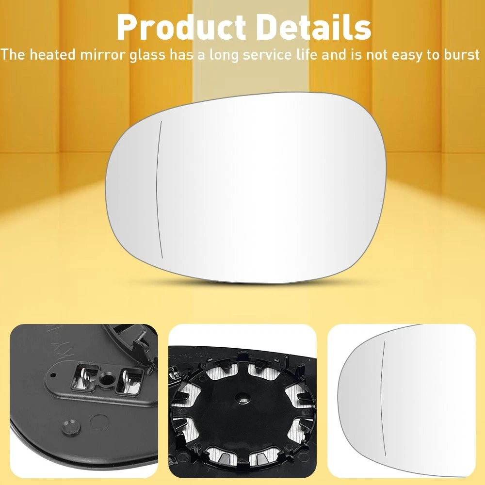 Right Left Side Mirror Glass Heated For BMW 2009-13 E82 E90 E91 E92 325i 328i EA 6B93BC-57