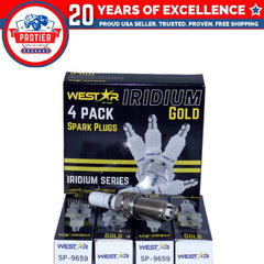 4x iridium spark plugs LFR5AIX-11 4469 compatible with Nissan Infiniti 6B93BC-57
