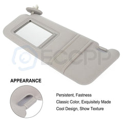 Car Sun Visor Left & Right Side W/ Sunroof For 09-16 Toyota Venza 6B93BC-57