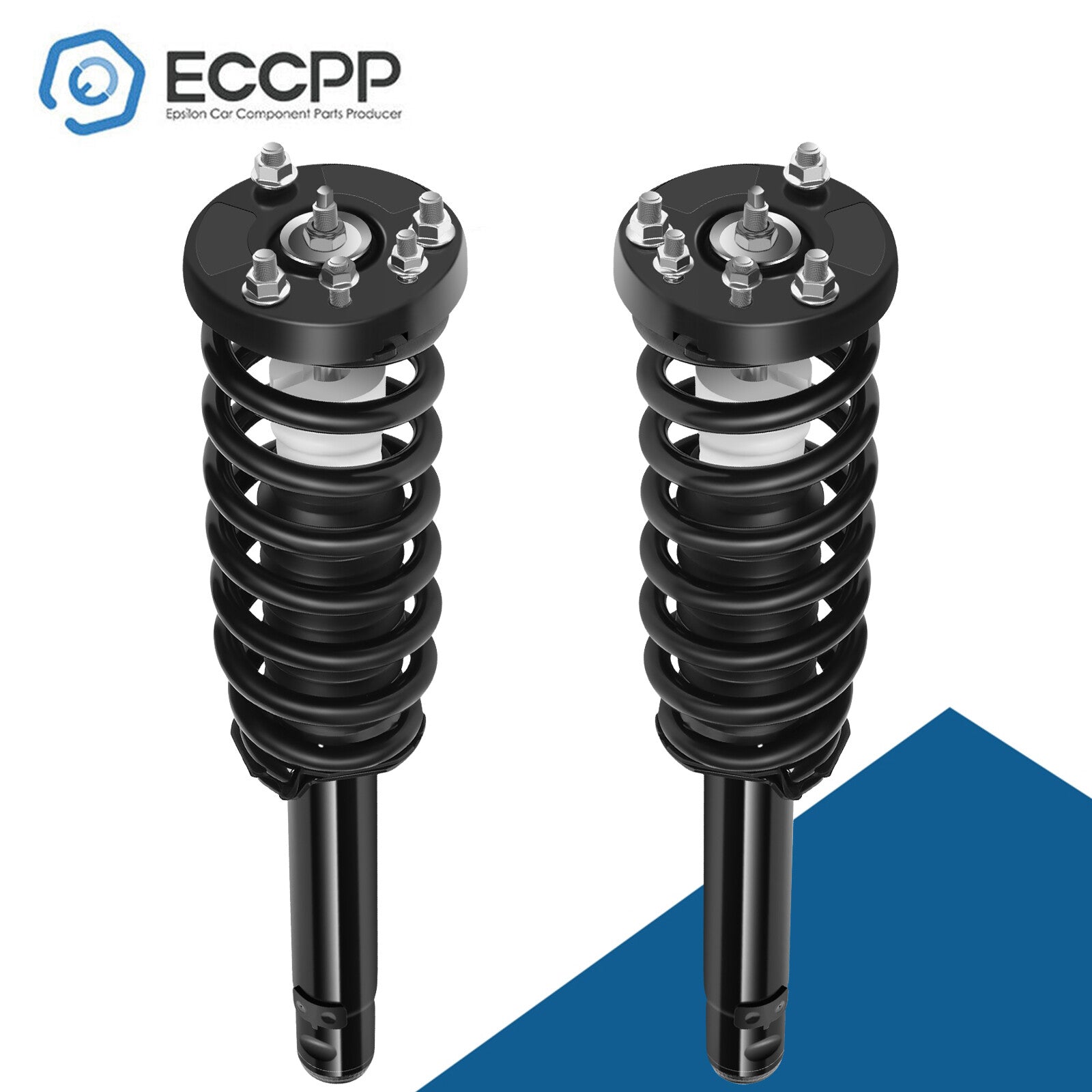 Full (2) Front Quick Complete Struts w/ Spring Assembly Fits 2004-2008 Acura TSX 6B93BC-57