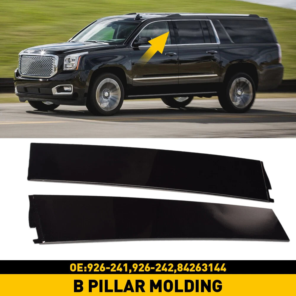 FRONT DOOR TRIM B-PILLAR MOLDING FOR 2015-2020 ESCALADE CADILLAC ESCALADE ESV EA 6B93BC-57