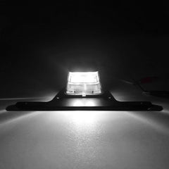 Trailer LED License Plate Light Mount Bracket Universal 12V 24V For RV Boat Tag 6B93BC-57