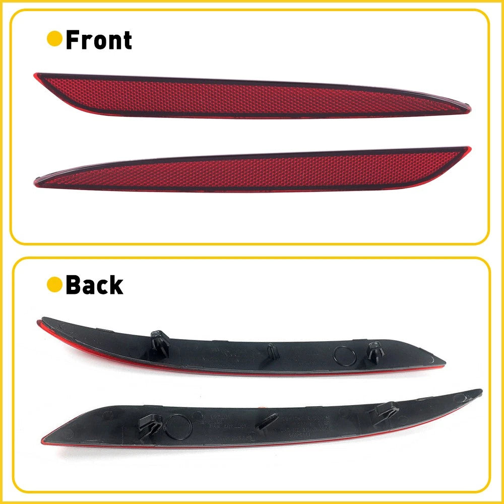 Car Lower Rear Bumper Reflector Tail Lamp Case LH RH For 2017-2023 Tesla Model 3 6B93BC-57