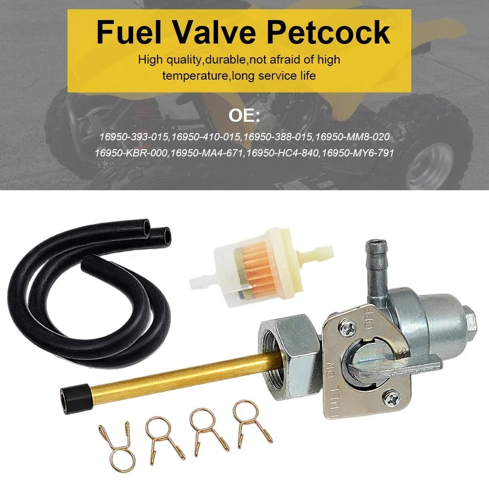 Fuel Valve Petcock Assembly For Honda ATV FourTrax 300 TRX300 TRX300FW 4X4 EOA 6B93BC-57