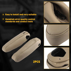 2X For Lexus RX 300 330 350 Beige 2003-09 Leather Seat Armrest Cover Durable EOA 6B93BC-57