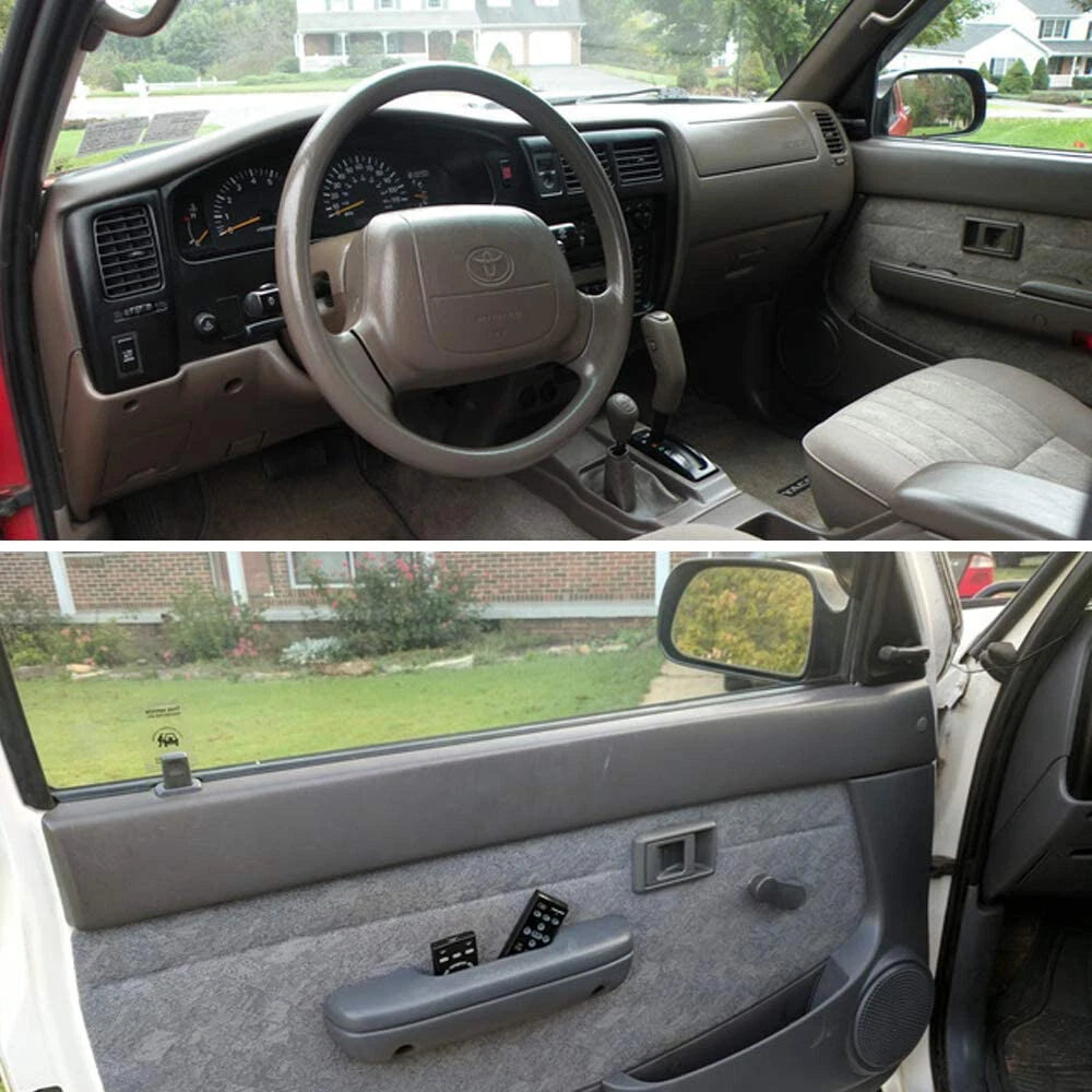 Pair Handle Inside 1995-2000 For Tacoma Truck Grey Inner Interior Door Handles 6B93BC-57