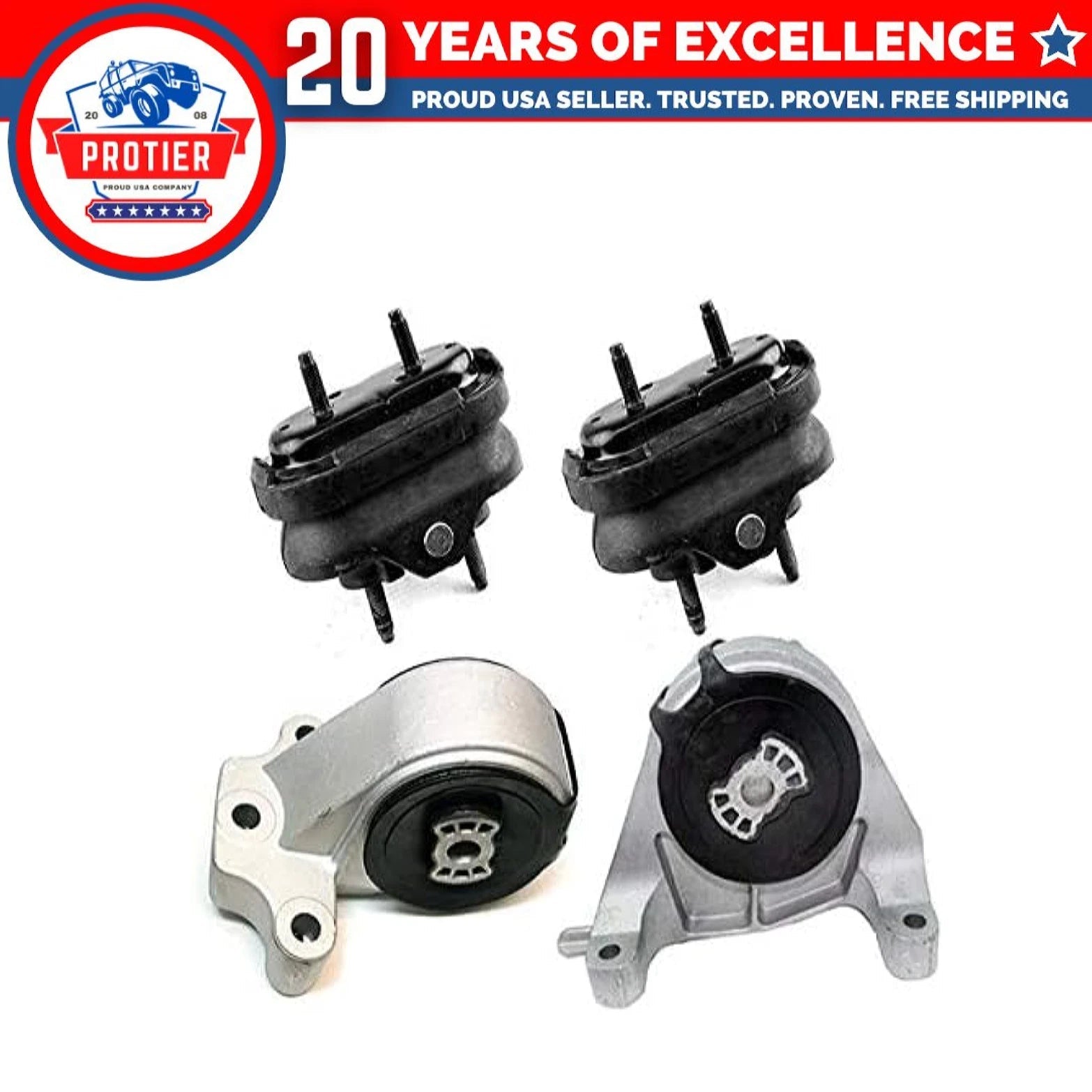 Fits 2008-2009 Chevrolet Equinox/Pontiac Torrent 3.6L AUTO Motor & Trans Mount 6B93BC-57