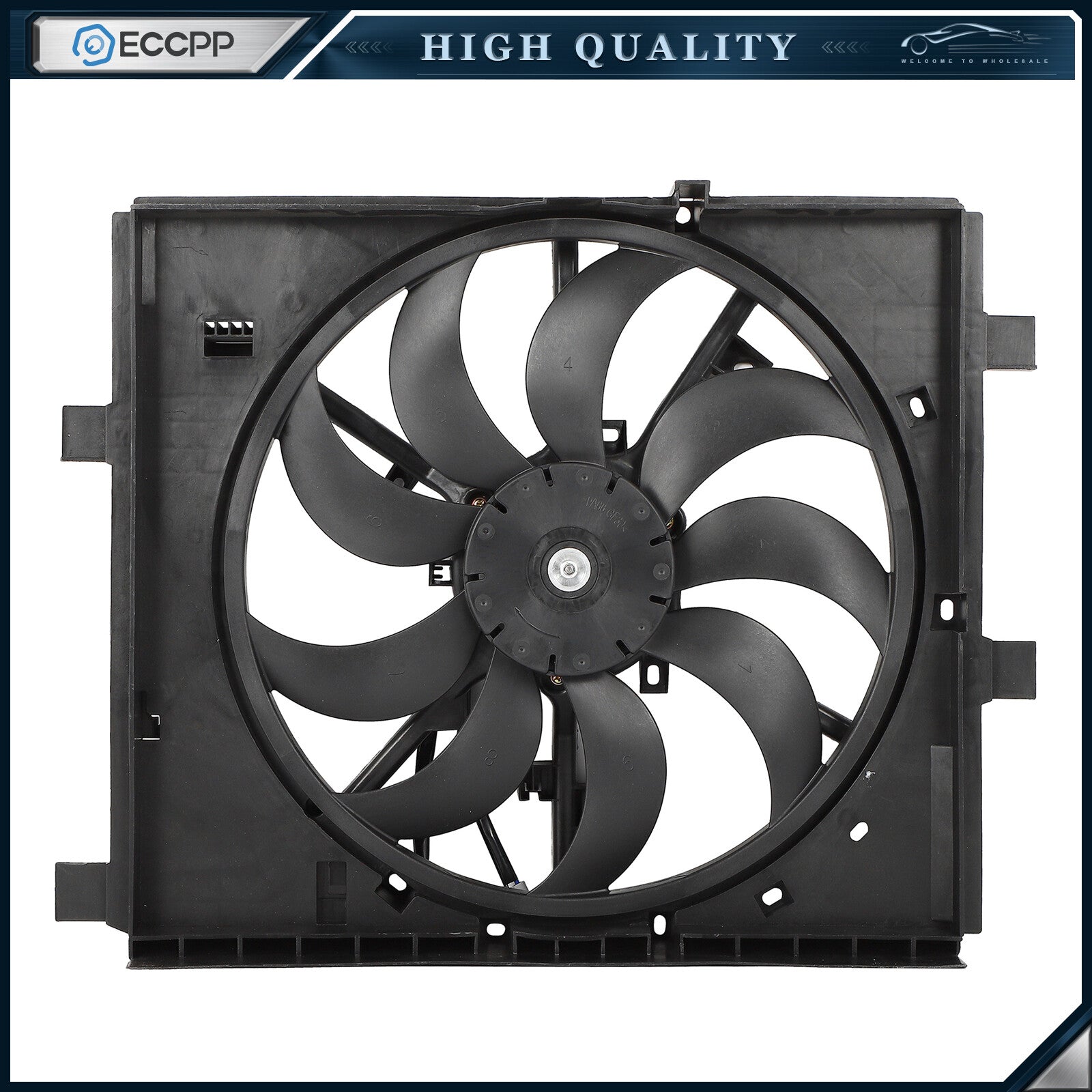 Electric Radiator Fan Assembly For 2011 2012 2013 2014 2015-2017 Nissan Juke 6B93BC-57