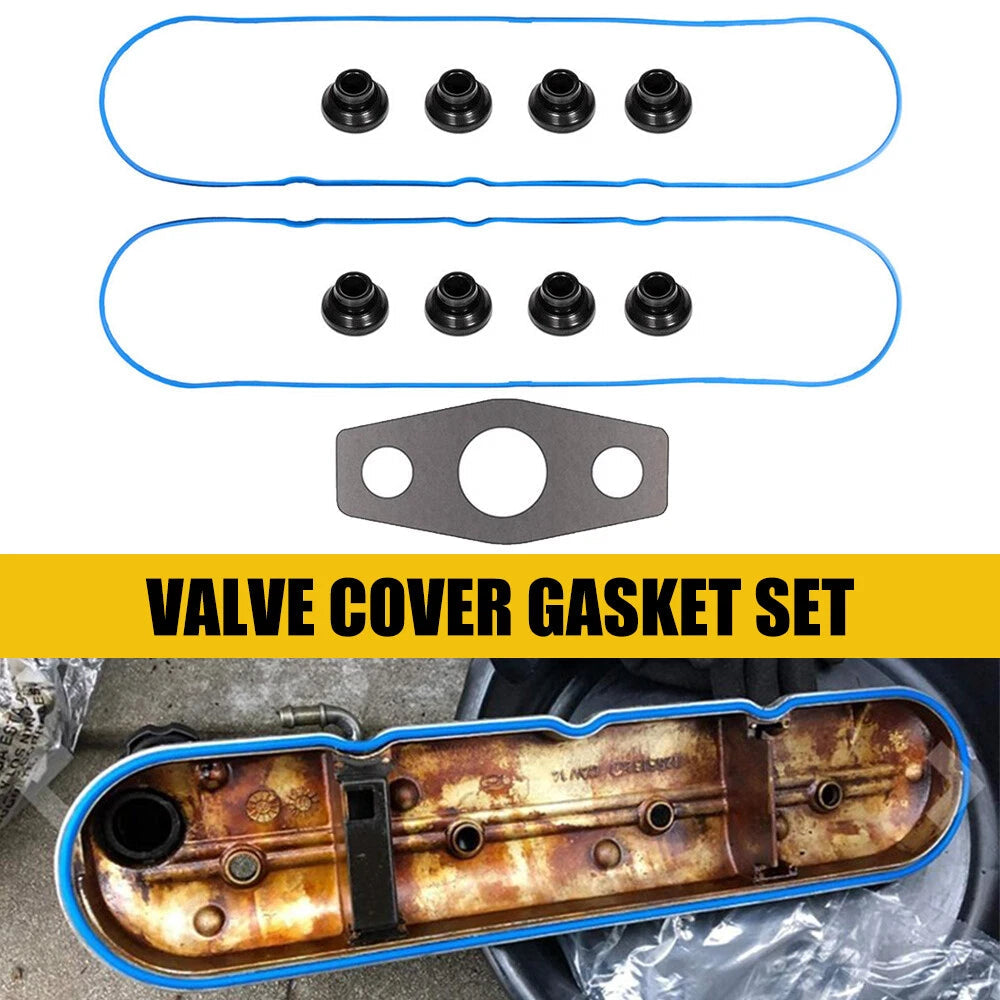 Engine Valve Cover Gasket Set For GMC Chevy Silverado 4.8L 5.3L 6.0L 6.2L US EOA 6B93BC-57