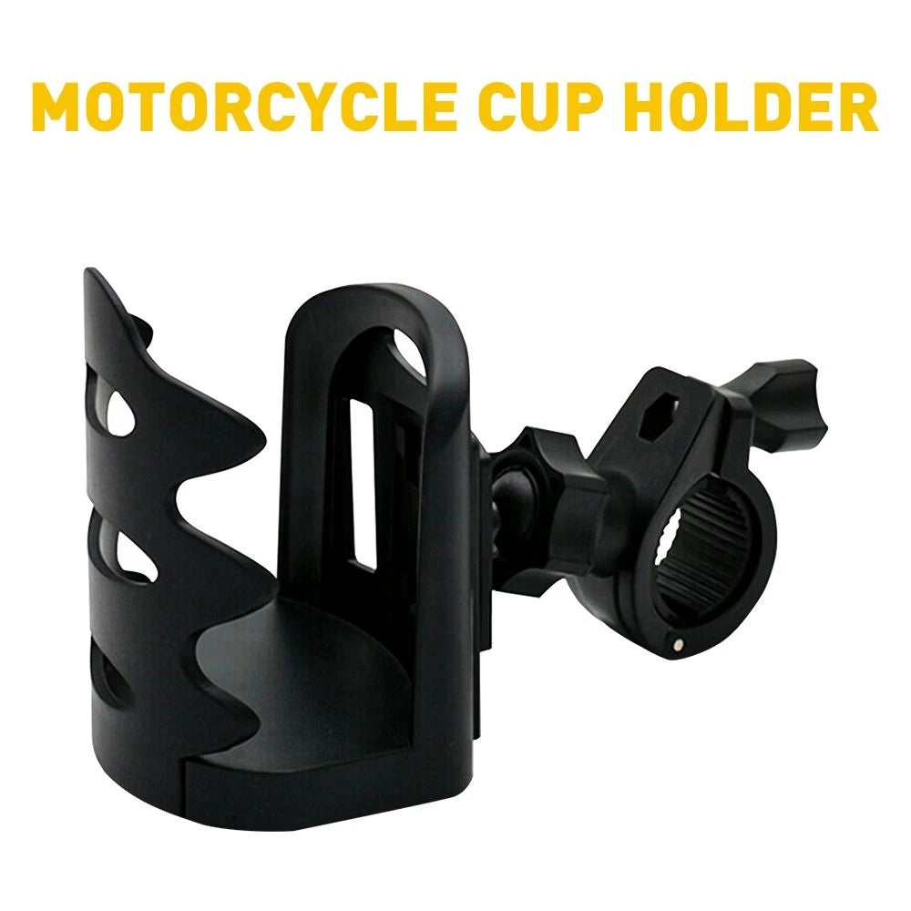 Black Bottle Drink Motorcycle Cup Holder Universal Mount for ATV Bicycle EOA 6B93BC-57