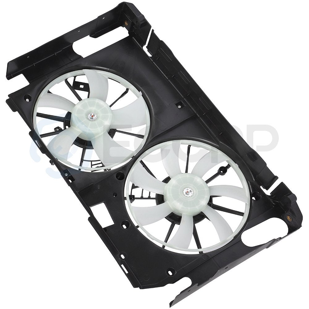 Electric AC Condenser Cooling Fan Kit For 2006 2007 2008 2009-2012 Toyota RAV4 6B93BC-57