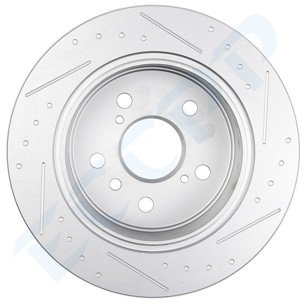 Front Rear Disc Rotors Ceramic Brake Pads for Toyota Camry Avalon Lexus ES350 6B93BC-57
