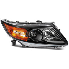 ECCPP Headlights Assembly For Honda Odyssey 3.5L 2011-2017 Pair Kit Black Amber 6B93BC-57