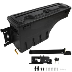 Left+Right Truck Bed Storage Tool Box w/Lock For 02-18 Dodge Ram 1500 2500 3500