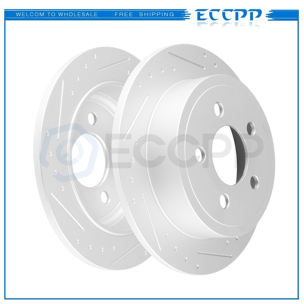 Rear Brake Rotors Discs For JEEP LIBERTY KJ WRANGLER TJ 2003 2004 2005 2006 6B93BC-57