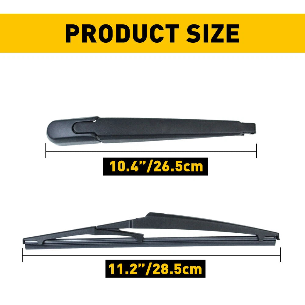 Rear Wiper Arm and Blade for Kia Soul 2010-2020 Back Window Windshield Wiper US 6B93BC-57