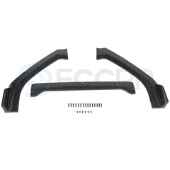 For 19-20 Nissan Altima 3PC Carbon Look Front Bumper Lip Spoiler Splitter