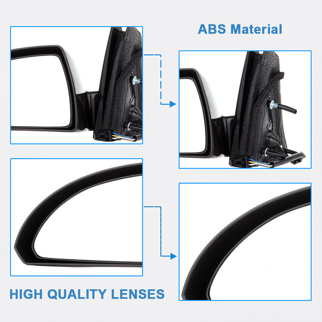 Power Driver LH Side View Mirror For 06-15 Chevrolet Impala Unfolding Left 6B93BC-57