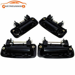 4PCS Outside Door Handle Kit Front Rear LH & RH For Toyota Corolla 1988-1992