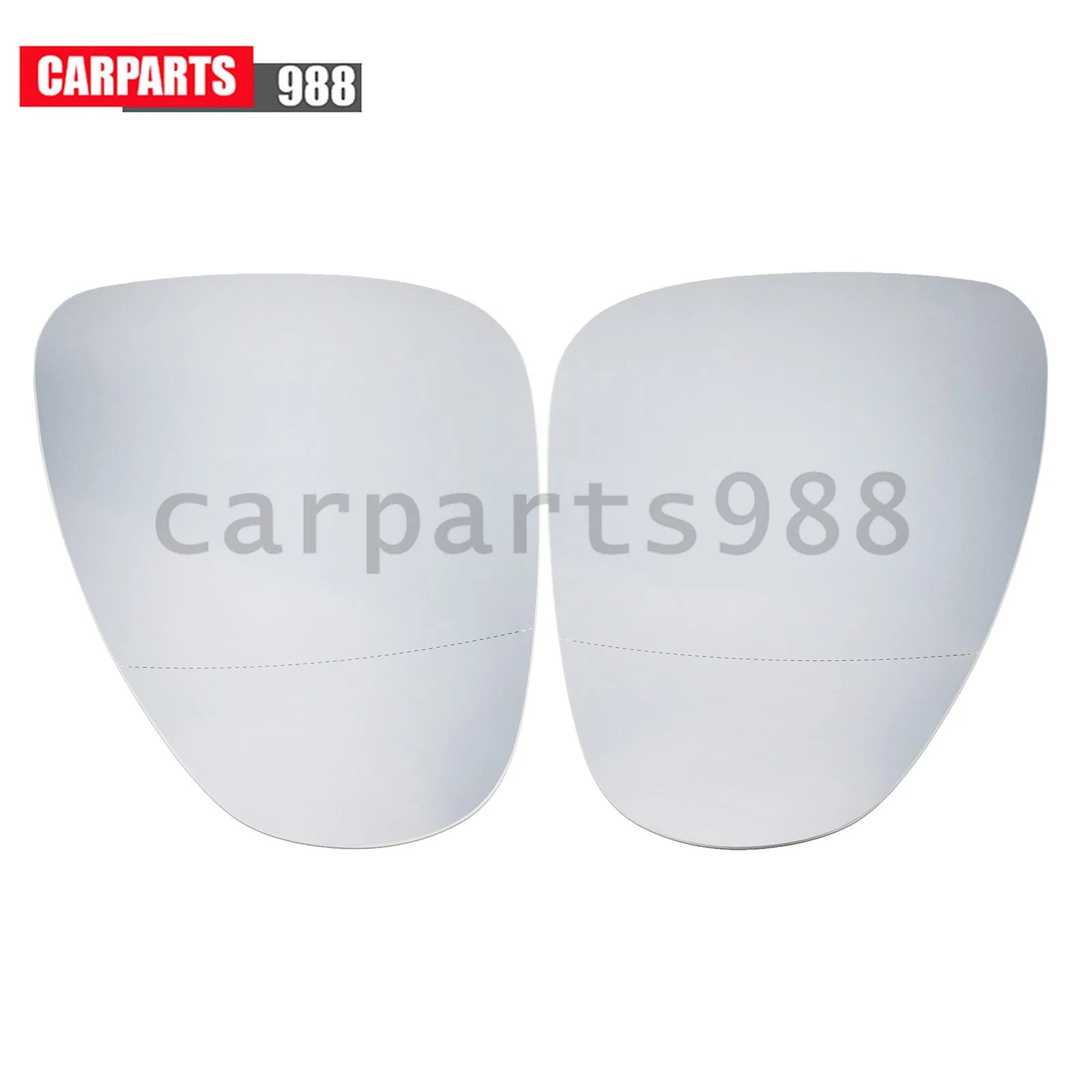 Pair LH RH Heated Mirror Glass For 11-17 Volkswagen Touareg 7P6857522 7P6857521 6B93BC-57
